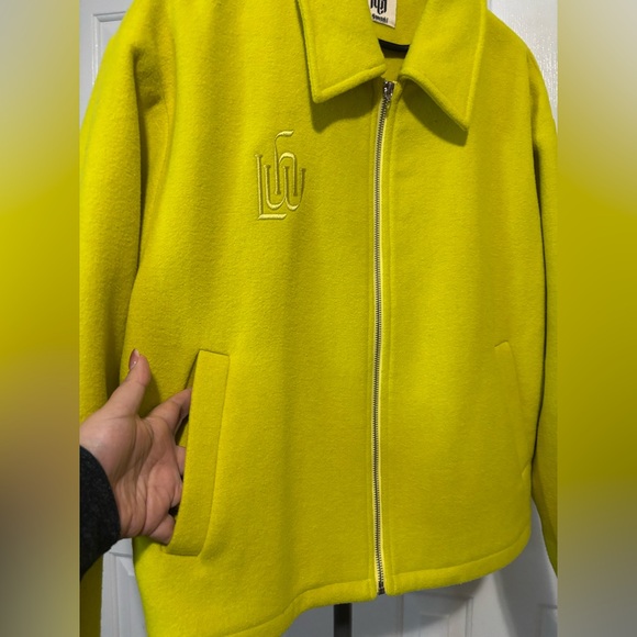 Locus and Wild Honey Green Apple Jacket with  Zipper - Picture 4 of 9